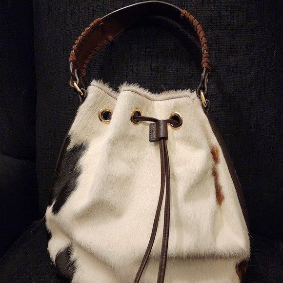 Stylish Cowhide Tote Bag - Picture 1 of 8